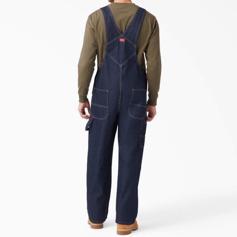Vintage Dickies Men Big and Tall Overalls Denim Jumpsuit 44x30 - Picture 10 of 13